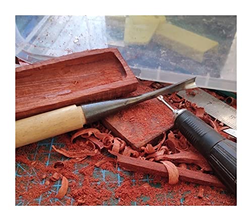 SORTZ NEUES Mittelkreis-Holzschnitzmesser, Graben Sie EIN Loch, Löffel, Messer, Meißel, 0,3–5 cm, Handholzschnitzmesser (Size : 3-30mm 7pcs, Color : 240mm)
