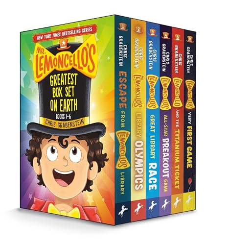 Mr. Lemoncello's Greatest Box Set on Earth: Books 1-6: Escape From Mr. Lemoncello's Library / Mr. Lemoncello's Library Olympics / Mr. Lemoncello's ... Game / Mr. Lemoncello and the Titanium Ticket