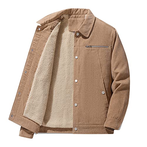 SRZYMJ Winterjacke Herren Lang Dicker Übergangsmantel Wintermantel Parka Übergangsjacke Freizeitjacke Outdoorjacke Leicht Funktionsjacke Softshelljacke Sweatjacke Steppjacke Fleecejacke
