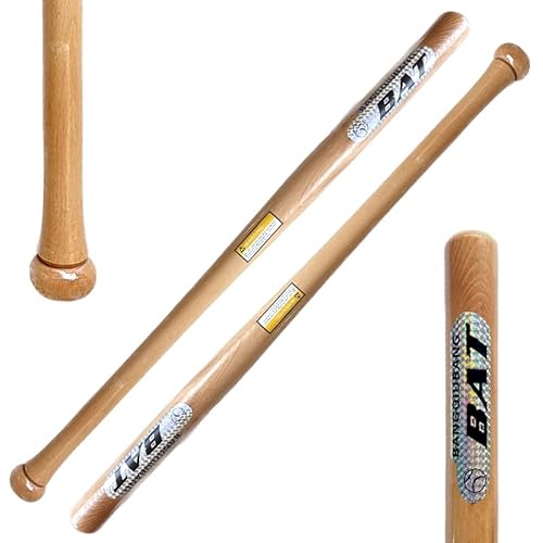 Holz Baseballschläger 32" Zoll ca. 81cm Schläger für Softball geeignet Holzschläger Baseball (32" ca. 81cm)