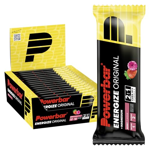 Powerbar - Energize Original - Berry - 15x55g - High Carb Energieriegel - C2MAX - Magnesium&Natrium