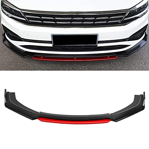 Frontstoßstange Lippe, Frontspoiler Frontlippe Universal, Auto Stoßstangenschutz Frontstoßstangenlippe Splitter Kinnspoiler, Spoilerlippe Lip Spoiler Kinn Body Kit Schutz Exterieur Aerodynamikteile