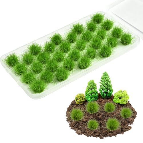 PPGGOPP Modellbau Gras, Grasbüschel Pflanzen Modell, Modellbau Gras Static, Miniatur Gras Deko, Mini Büschel Terrain Modell, Grasbüschel Grasmodell Modellgras, Miniatur Pflanzen Puppenhaus