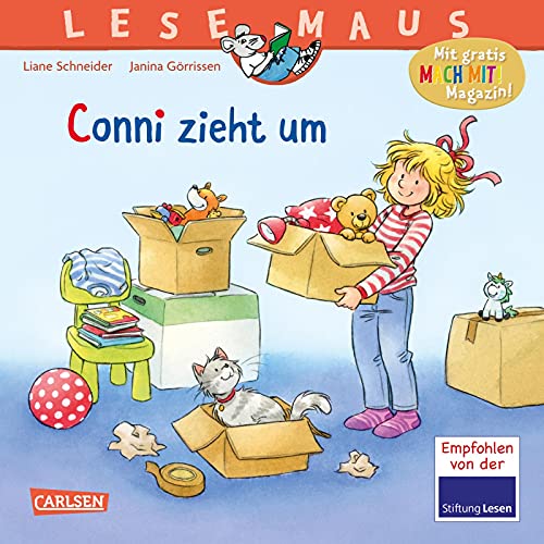 LESEMAUS 66: Conni zieht um: Bilderbuchgeschichte für Kinder ab 3 (66)