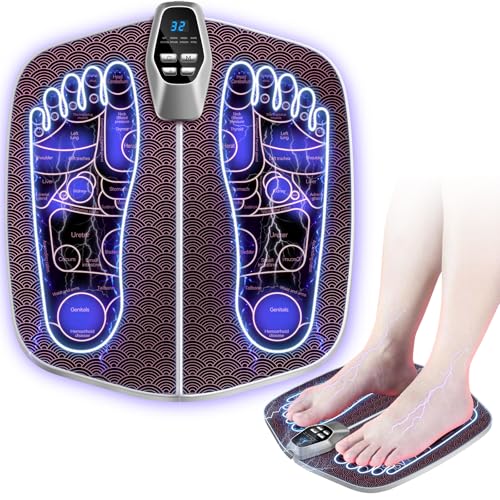 LOZLTX 2025 Intelligente Impuls EMS-Fußmassagegerät【Mikrostrom-Nano-Penetration TENS/EMS-Dualmodus】Fussmassagegerät【Null-Verzögerungsreaktion-TÜV Rheinland-zertifiziert】Durchblutungsstimulator
