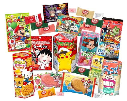 Japanische Süßigkeiten Box Snacks Candy Jelly Sweets Cracker aus Japan mit über 25 Teilen Geschenkset Probierset