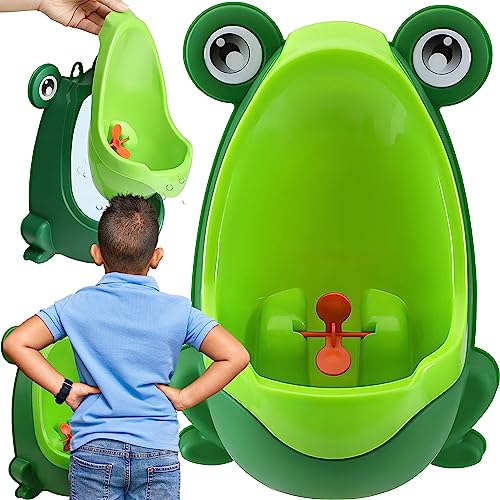 Retoo Urinal für Jungen in Frosch-Form für Baby Pee Pissoir Training, Urinal für Jungen, Baby Töpfchen Kindertoilette für Baby Pee Pissoir Training, Kinder-Urinal