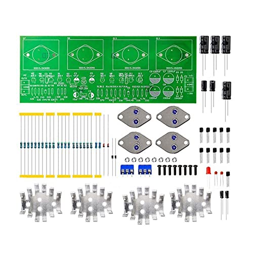 OCL Verstärkerplatinen Lötset, TJ-56-4 Hochleistungs OCL Verstärkerplatinenmodul, 100W Zweikanal Stereo Sound Elektronik Experiment DIY Kit