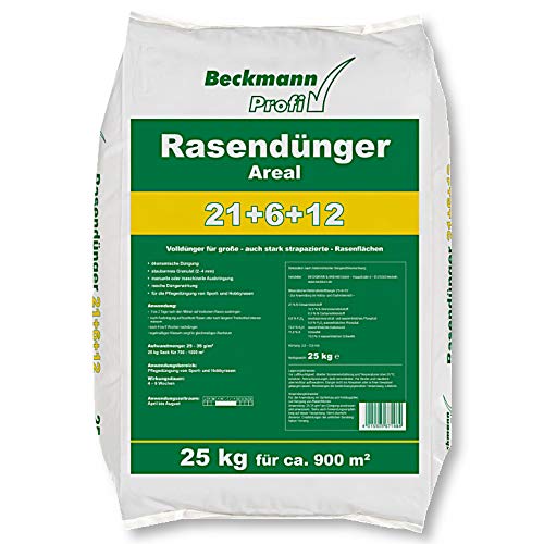 BECKMANN PROFI Rasendünger Areal 25 kg Stickstoffdünger Turbodünger Startdünger