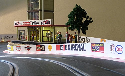 Slotcar LEITPLANKEN Bande 4cm x 200cm für Carrera DIGITAL