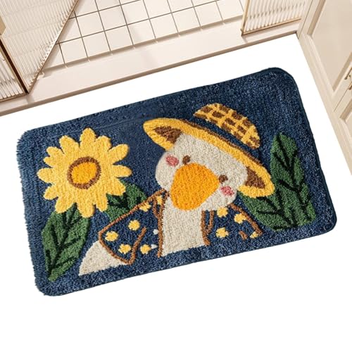 Tapis de bain canard - Tapis doux canard, Tapis en peluche canard | Tapis de salle de bain antidérapant canard, Tapis de bain mignon canard absorbant l'eau, Tapis décoratif canard, Tapis de bain canar