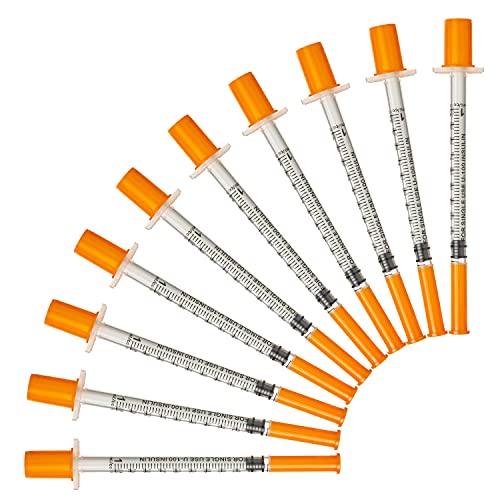 1ml/cc 30G Kunststoff Mehrzweck-Messwerkzeuge, einzeln verpackt (100Pack)