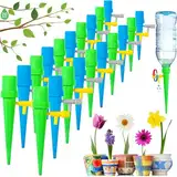 POWZOO 20 Stück Automatisch Bewässerung Set,Bewässerungs Spikes Einstellbar,Bewässerungssystem für Garten Pflanzen,Geeignet zum Pflanzen Bewässerung,für Drinnen und Draußen.