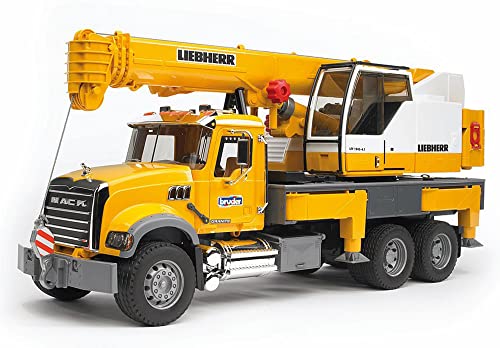 bruder 02818 - Mack Granite Liebherr Kran-LKW - 1:16 Fahrzeuge Kranwagen Baufahrzeug