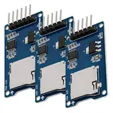 AZDelivery 3 x Set SPI Reader Micro Speicher SD TF Karte Memory Card Shield Modul kompatibel mit Arduino inklusive E-Book!