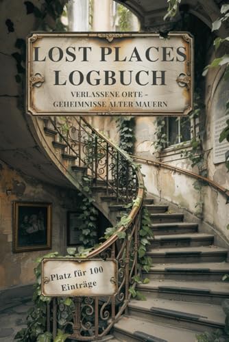Lost place Logbuch - verlassene Orte-geheimnisse alter Mauern: Ein stimmungsvolles Entdeckerbuch für 100 vergessene Orte. Mit Platz für Fundstücke, ... Geschichten aus der Welt des Verfalls.