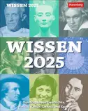 Wissen Tagesabreißkalender 2025 - Quizfragen aus Geschichte, Politik, Kultur, Technik und Sport: Schlaue Fragen von A-Z in einem Tischkalender für ... für Rätselfans (Wissenskalender Harenberg)