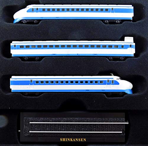 Seven Secrets Shinkansen Dreiteiliges Zug- und Schienenmodellbahn-Sammlerstück, Z-Messgerät, Sammler-Statikbox-Set | KB09