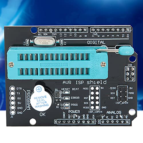 Tbest Andere Elektronische Komponenten,AVR ISP Shield Burning Burn Bootloader Programmierer für Entwicklungserweiterungsplatine