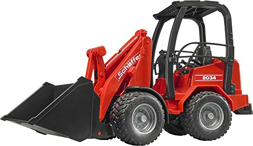 bruder 02190 - Schäffer Hoflader 2630 - 1:16 Fahrzeug, Landwirtschaft, Bauernhof, Spielzeug, Radlader