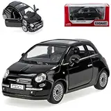 Generisch FIAT 500 Nuova Schwarz Coupe Ab 2007 ca 1/43 1/36 Modell Auto