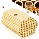 Insektenhotel Füllmaterial, 300 STK Niströhren für Wildbienen, 15cm Lang Nisthülsen für Insektenhotel, Wildbienenhotel Weizenhalme, Insektenhotel Bausatz für Bienenhotel Wildbienenhotel Bienenhaus