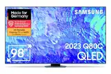 Samsung QLED 4K Q80C 98 Zoll Fernseher, Direct Full Array, AI Neural Quantum Prozessor 4K, Real Depth Enhancer, Smart-TV, KI TV, GQ98Q80CATXZG, Deutsches Modell [2023]