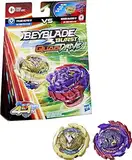 BEYBLADE Hasbro Burst QuadDrive Berserk Balderov B7 und Cyclone Belfyre B7 Kreisel Doppelpack – 2 Kampfspiel-Top-Spielzeug für Kinder ab 8 Jahren