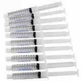 SOWHITE-SMILE Zahnaufhellungsgel, 10 x Spritzen, super preiswert, 4–9 Nuancen weißer mit American Teeth Whitening Formula Gel