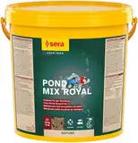 sera Pond Mix Royal 21 L (3,5kg) | Hauptfutter mit Flocken, Granulaten & Gammarus | geeignet für alle Teichfische | nährstoffreich & 100% natürlich | wasserfreundliches schwimmendes Futter
