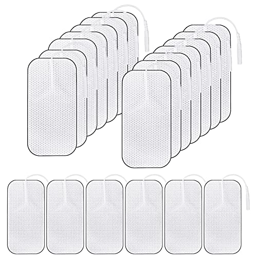 Elektrodenpads – 40 Stück selbstklebende Tens-Elektrodenpads, wiederverwendbare Tens-Maschinenpads, Tens-Pads für Elektrotherapie (4x8cm)
