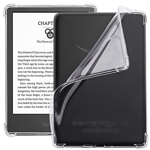 WALNEW Hülle für Kindle 2022 2023-Transparente Schutzhülle Case für 6" Kindle 11. Generation (2022)(Modell Nr. C2V2L3),Weiches TPU