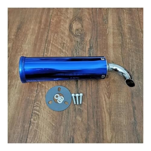 Motorrad Auspuff Schalldämpfer Universal 60X200MM Auspuff Schalldämpfer Silence Schalldämpfer 2 Takt Motorrad Auspuffrohr Schalldämpfer Auspuffrohr Führungsplatte
