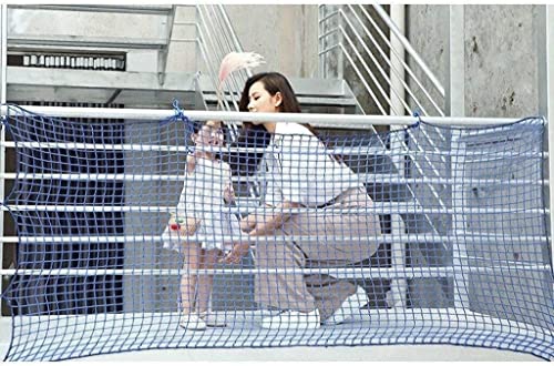 MKAK 1m Kinder Balkon Schutznetz, Robustes Mesh Fabric Mater Outdoor Splitterresistant Net Safe Bahnnetz Treppensicherheit NET Schutznetz(15 cm mesh)