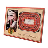 YouTheFan Unisex-Erwachsene Chicago Blackhawks 3D StadionView Bilderrahmen, Teamfarbe, 12" x 8"