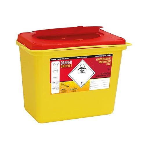 Kanülenabwurfbehälter 193525 Safe-Box 6,0 Ltr. -neue Ausführung -