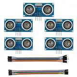 EPLZON HC-SR04 Ultraschallmodul Abstandssensor passend für Arduino UNO MEGA Nano Robot XBee ZigBee (Packung mit 5 Stück)