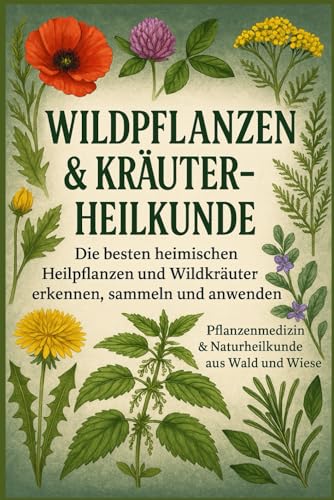 Wildpflanzen & Kräuter- Heilkunde: Die besten heimischen Heilpflanzen und Wildkräuter erkennen, sammeln und anwenden: Pflanzenmedizin & Naturheilkunde ... Rezepten & Wirkungen für die Gesundheit