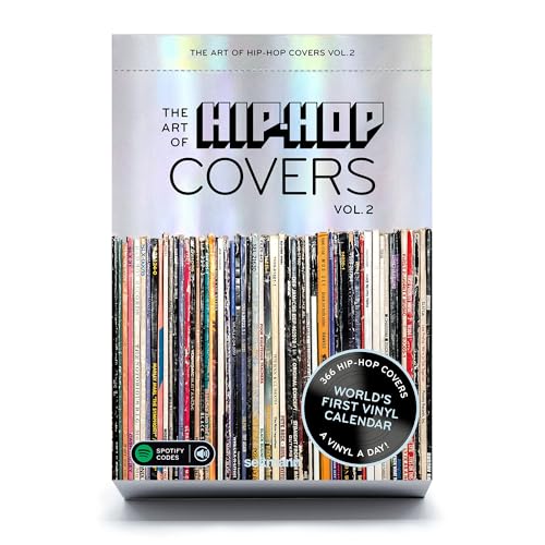 The Art of Hip-Hop Covers Vol. 2: Tagesabreißkalender mit 366 Best-of Hip-Hop Vinyl Covern aus 5 Jahrzehnten. Zusätzlich mit praktischen Spotify Codes. (The Art of Vinyl Covers)