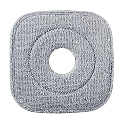 1 x quadratischer Wischmoppkopf, Ersatz-Pads, Mikrofaser, Nachfüllpackung für sauberen Mopp und Eimer, automatische Trennung, rotierende Reinigung von Böden, Wischmopp-Pads, Tuch für die meisten
