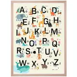 Gumpie® ABC Poster für Kinder ohne rahmen Made in Germany | Kinderleicht schreiben lernen | Buchstaben schreiben lernen | Tafel Kinder | Kinderzimmer Deko | Poster Kinderzimmer