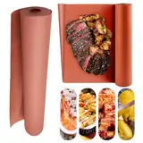 YSOOUA Butcher Paper for Smoking Meat Pink Metzgerpapier Rolle Butcher Paper BBQ 30cm x 20m Kraftpapier Rolle für Grill Smoker Fisch Fleisch BBQ Butcher Papier Grillpapier