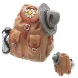 Topshop24you Topshop24you Wunderschöner Spardosen-Rucksack, Wanderkasse mit Gummistopfen