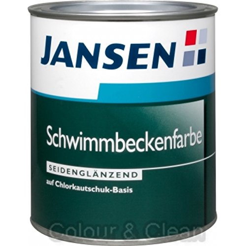 JANSEN Schwimmbeckenfarbe 750ml Farbe: weiß