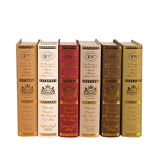 Renywosi Falsche Buchbox, Vintage Aufbewahrung Buch Requisiten Bücher, Falsches Buch Deko Requisiten Buch Dekoration, Innenministerium Regal Dekoration Aufbewahrungsbox, Für Nehmen Fotos Dekoration
