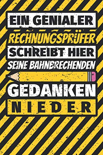 Notizbuch liniert: Rechnungsprüfer Geschenke lustig Abschluss Geschenkidee Beruf