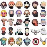 Crocs Anstecker, 30 Stück Anime Charms Schuhdekorations Charms Süßes Schuhe Zubehör, für Schuhe DIY Halloween Deko Weihnachten Deko