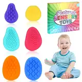Tapvai Fidget Toys Sensory Stones 6 Stück Sensory Toys, Stimming Toys Autism, Fidget Toy Anti Stress Sensorik Spielzeug, Autismus Spielzeug für Zuhause, Arbeitsbereich, Park, Schule und Draußen