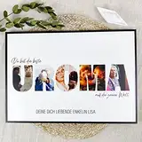 Uroma Geschenke Holzbild - Foto Geschenk - personalisierbar zum Hinstellen/Aufhängen optional beleuchtet Uroma Geschenk Weihnachten, Geschenk Uroma Geburtstag, Ur Oma - personalisierte Geschenke
