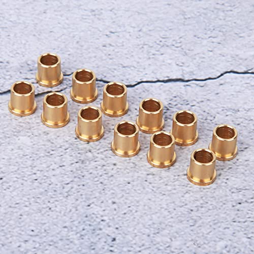 Roboterbronze -Buchse, 12pcs Bronze -Buchse, Geringe Reibung und Hohe Schmierung, Kleiner Körper, Großartige Verarbeitung, Einfache Ersatzkits, SAE 841 Bronze, ca. 6mm